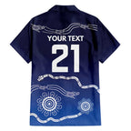Custom Geelong Pride Hawaiian Shirt On the Road to Glory Indigenous Aboriginal - Aussie Hoodie