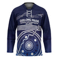 Custom Geelong Pride Hockey Jersey On the Road to Glory Indigenous Aboriginal - Aussie Hoodie