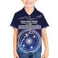 Custom Geelong Pride Kid Hawaiian Shirt On the Road to Glory Indigenous Aboriginal - Aussie Hoodie