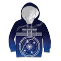 Custom Geelong Pride Kid Hoodie On the Road to Glory Indigenous Aboriginal - Aussie Hoodie