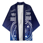 Custom Geelong Pride Kimono On the Road to Glory Indigenous Aboriginal - Aussie Hoodie