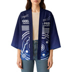 Custom Geelong Pride Kimono On the Road to Glory Indigenous Aboriginal - Aussie Hoodie
