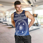 Custom Geelong Pride Men Tank Top On the Road to Glory Indigenous Aboriginal - Aussie Hoodie