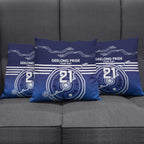 Custom Geelong Pride Pillow Cover On the Road to Glory Indigenous Aboriginal - Aussie Hoodie