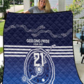 Custom Geelong Pride Quilt On the Road to Glory Indigenous Aboriginal - Aussie Hoodie
