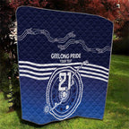 Custom Geelong Pride Quilt On the Road to Glory Indigenous Aboriginal - Aussie Hoodie