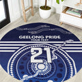 Custom Geelong Pride Round Carpet On the Road to Glory Indigenous Aboriginal - Aussie Hoodie