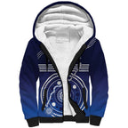 Custom Geelong Pride Sherpa Hoodie On the Road to Glory Indigenous Aboriginal - Aussie Hoodie