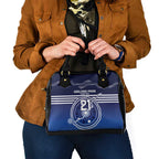Custom Geelong Pride Shoulder Handbag On the Road to Glory Indigenous Aboriginal - Aussie Hoodie