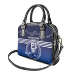 Custom Geelong Pride Shoulder Handbag On the Road to Glory Indigenous Aboriginal - Aussie Hoodie