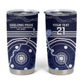 Custom Geelong Pride Tumbler Cup On the Road to Glory Indigenous Aboriginal - Aussie Hoodie