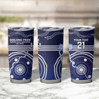 Custom Geelong Pride Tumbler Cup On the Road to Glory Indigenous Aboriginal - Aussie Hoodie