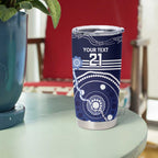 Custom Geelong Pride Tumbler Cup On the Road to Glory Indigenous Aboriginal - Aussie Hoodie