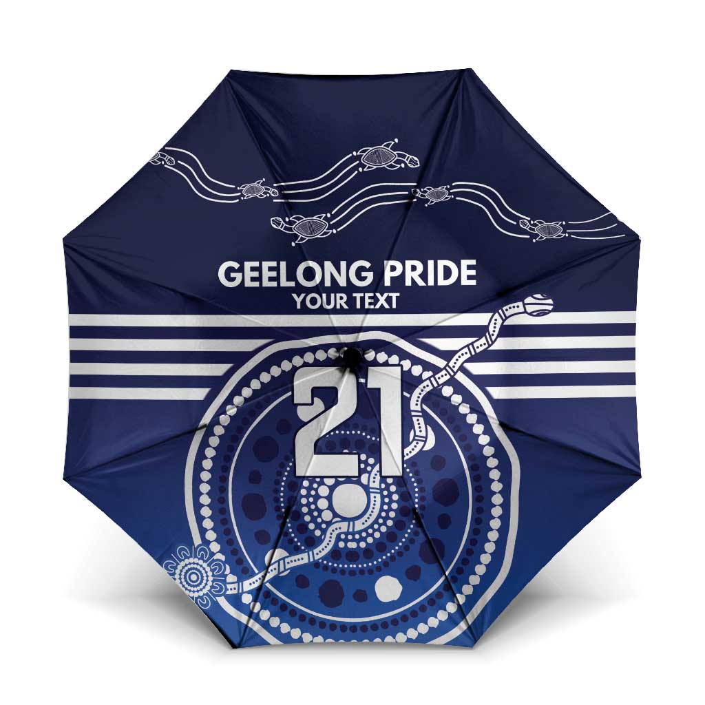 Custom Geelong Pride Umbrella On the Road to Glory Indigenous Aboriginal - Aussie Hoodie