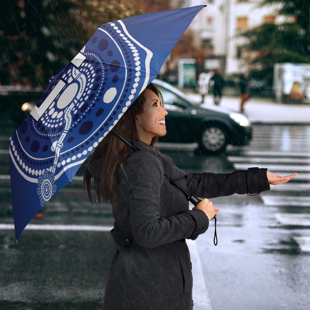 Custom Geelong Pride Umbrella On the Road to Glory Indigenous Aboriginal - Aussie Hoodie
