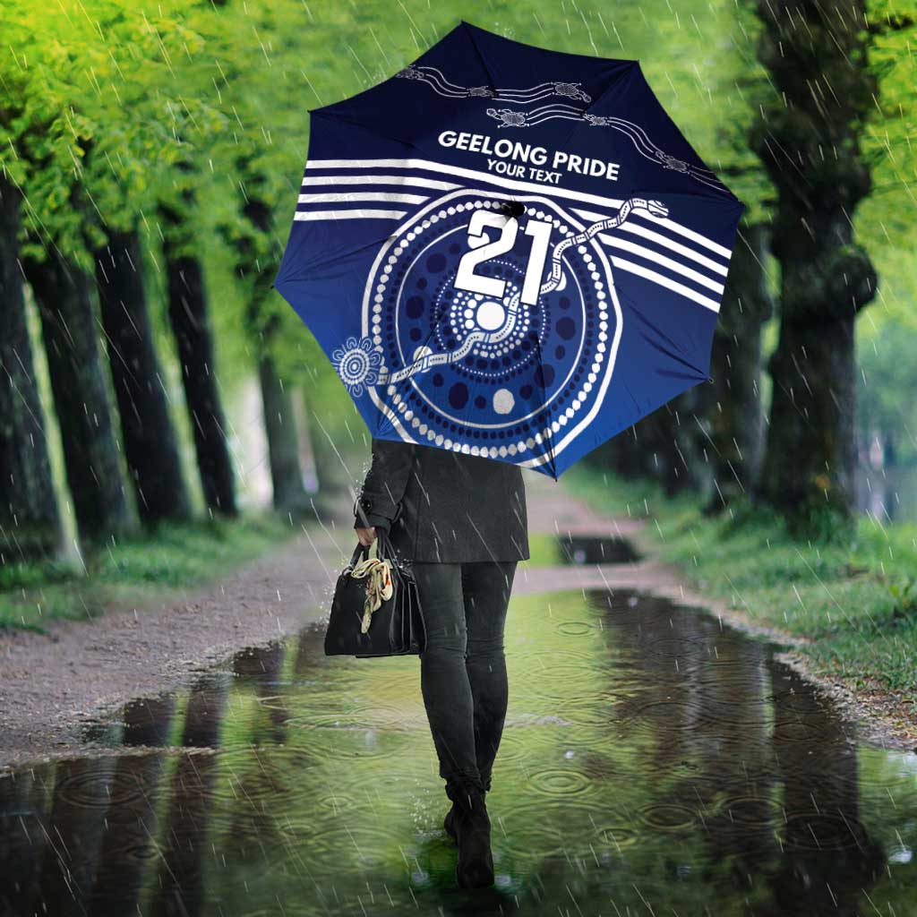 Custom Geelong Pride Umbrella On the Road to Glory Indigenous Aboriginal - Aussie Hoodie