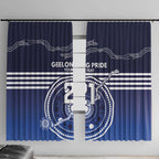 Custom Geelong Pride Window Curtain On the Road to Glory Indigenous Aboriginal - Aussie Hoodie