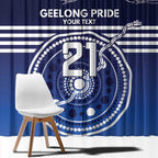 Custom Geelong Pride Window Curtain On the Road to Glory Indigenous Aboriginal - Aussie Hoodie