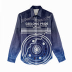 Custom Geelong Pride Women Casual Shirt On the Road to Glory Indigenous Aboriginal - Aussie Hoodie