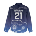 Custom Geelong Pride Women Casual Shirt On the Road to Glory Indigenous Aboriginal - Aussie Hoodie