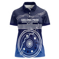 Custom Geelong Pride Women Polo Shirt On the Road to Glory Indigenous Aboriginal - Aussie Hoodie