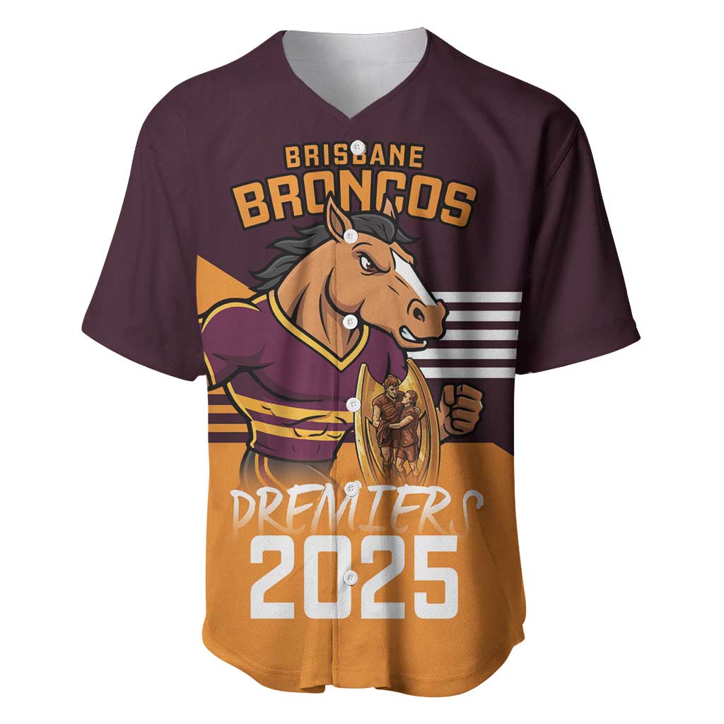 Personalised Broncos Spirit Baseball Jersey Grand Final Champions 2025 - Aussie Hoodie