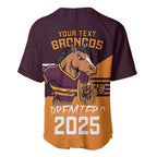 Personalised Broncos Spirit Baseball Jersey Grand Final Champions 2025 - Aussie Hoodie