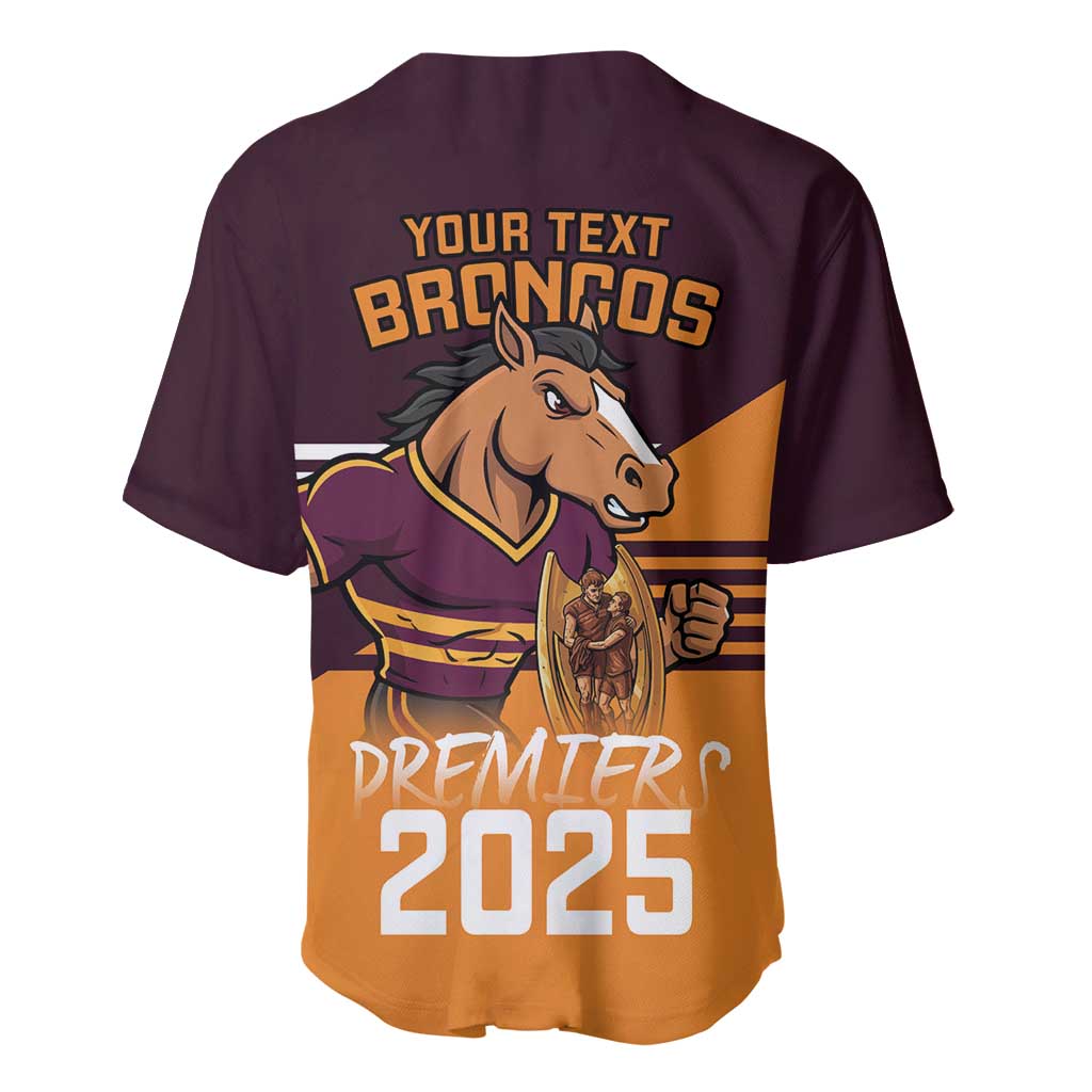 Personalised Broncos Spirit Baseball Jersey Grand Final Champions 2025 - Aussie Hoodie