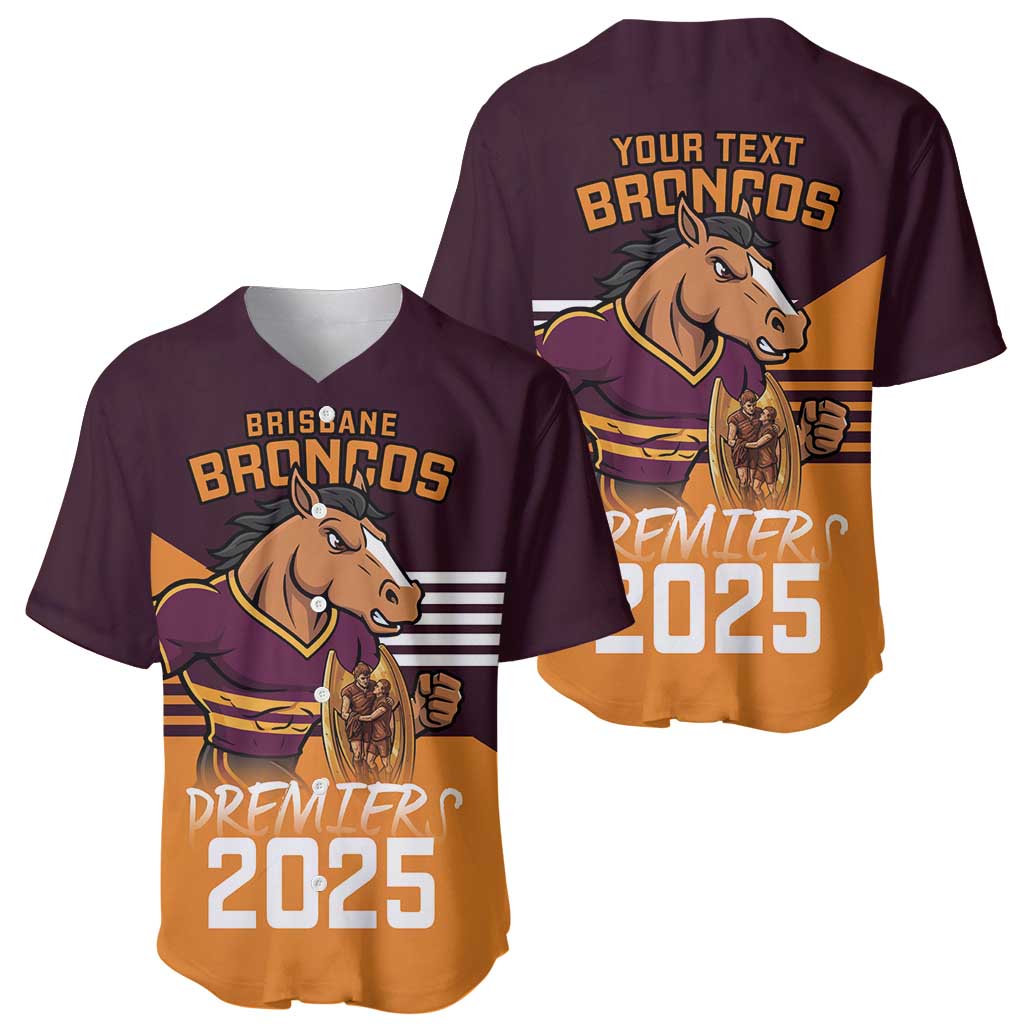 Personalised Broncos Spirit Baseball Jersey Grand Final Champions 2025 - Aussie Hoodie
