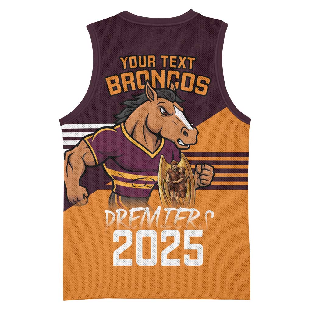 Personalised Broncos Spirit Basketball Jersey Grand Final Champions 2025 - Aussie Hoodie