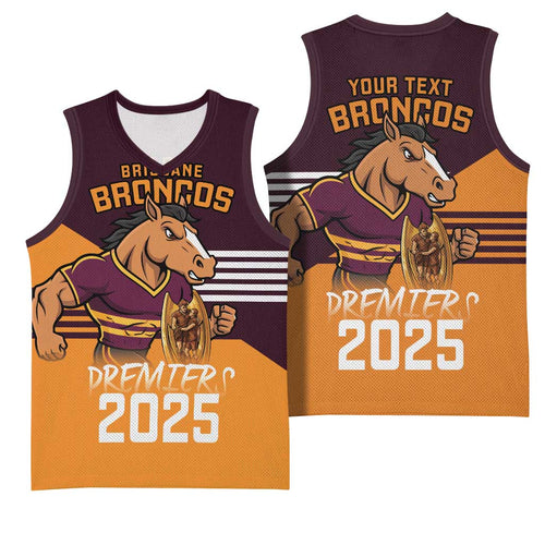 Personalised Broncos Spirit Basketball Jersey Grand Final Champions 2025 - Aussie Hoodie