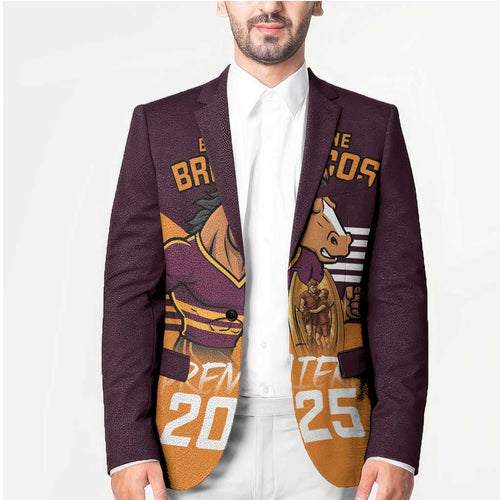 Personalised Broncos Spirit Blazer Grand Final Champions 2025 - Aussie Hoodie