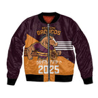 Personalised Broncos Spirit Bomber Jacket Grand Final Champions 2025 - Aussie Hoodie