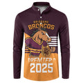 Personalised Broncos Spirit Button Sweatshirt Grand Final Champions 2025 - Aussie Hoodie