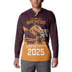 Personalised Broncos Spirit Button Sweatshirt Grand Final Champions 2025 - Aussie Hoodie