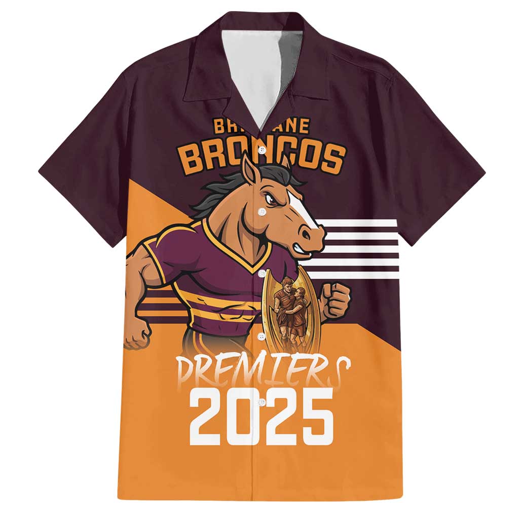 Personalised Broncos Spirit Hawaiian Shirt Grand Final Champions 2025 - Aussie Hoodie