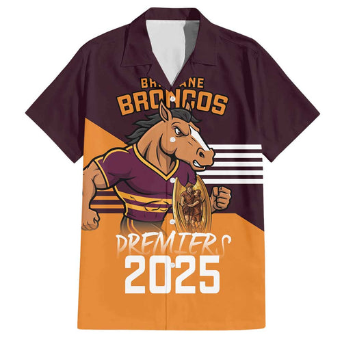 Personalised Broncos Spirit Hawaiian Shirt Grand Final Champions 2025 - Aussie Hoodie