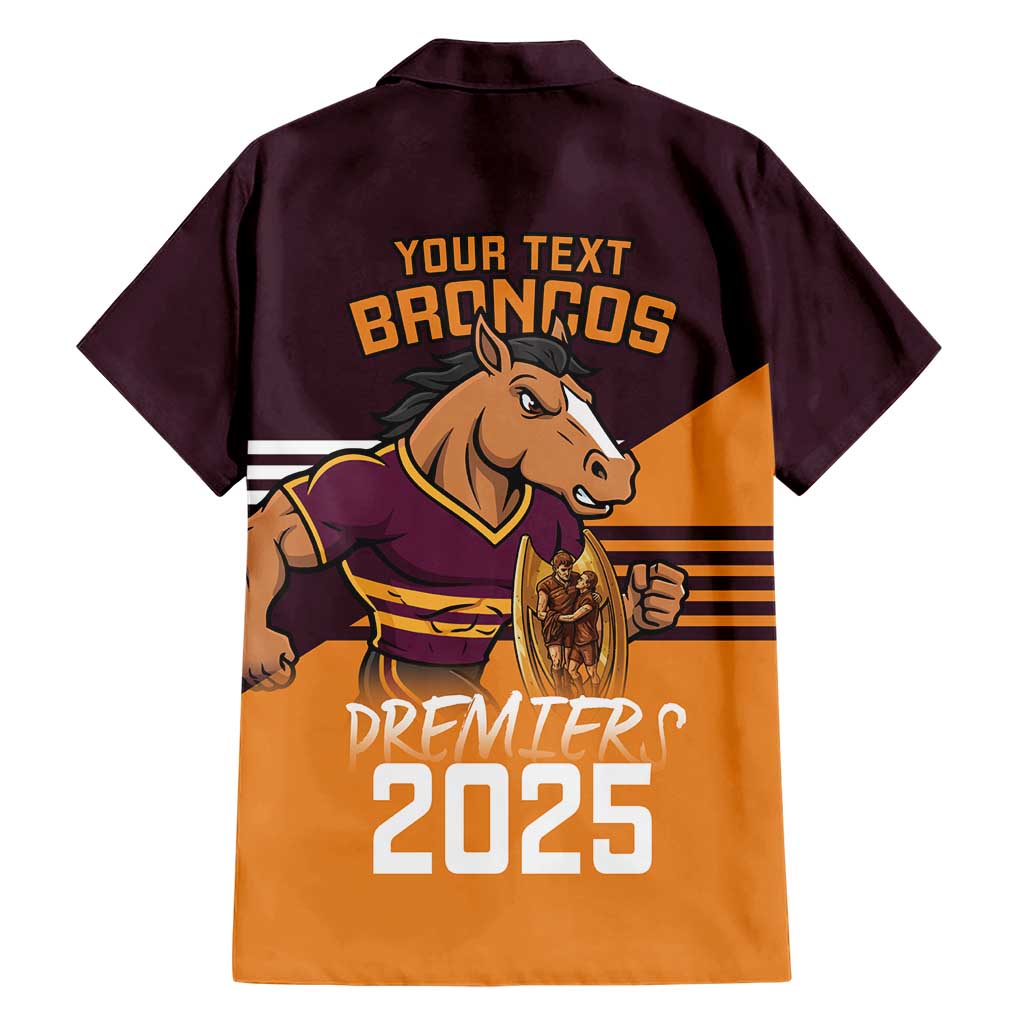 Personalised Broncos Spirit Hawaiian Shirt Grand Final Champions 2025 - Aussie Hoodie