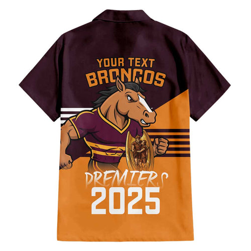 Personalised Broncos Spirit Hawaiian Shirt Grand Final Champions 2025 - Aussie Hoodie