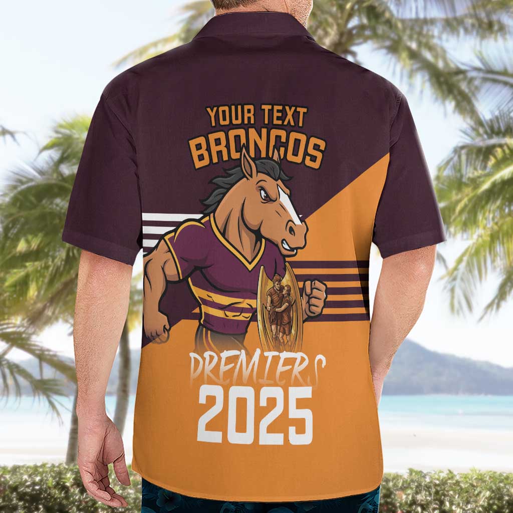 Personalised Broncos Spirit Hawaiian Shirt Grand Final Champions 2025 - Aussie Hoodie