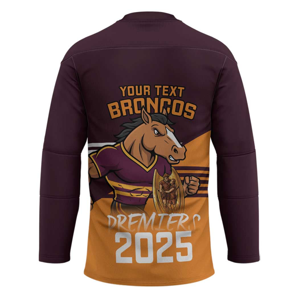Personalised Broncos Spirit Hockey Jersey Grand Final Champions 2025 - Aussie Hoodie