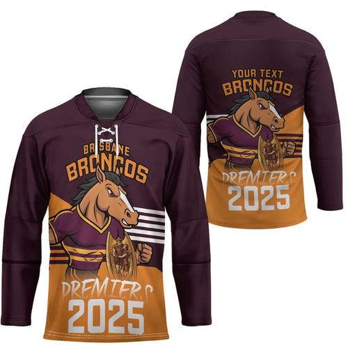 Personalised Broncos Spirit Hockey Jersey Grand Final Champions 2025 - Aussie Hoodie