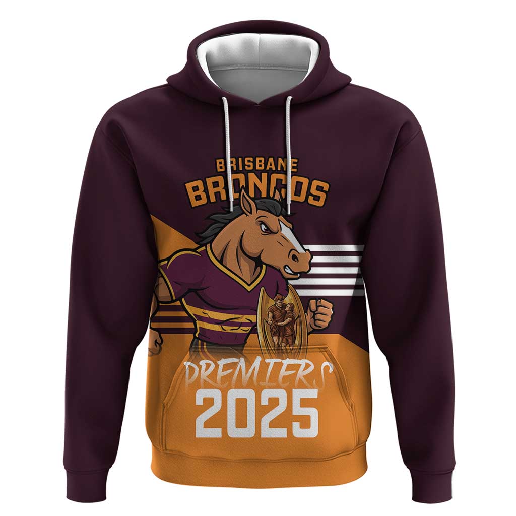Personalised Broncos Spirit Hoodie Grand Final Champions 2025 - Aussie Hoodie
