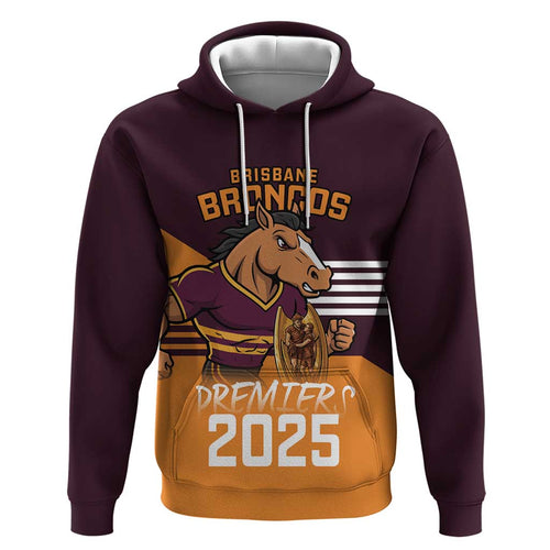 Personalised Broncos Spirit Hoodie Grand Final Champions 2025 - Aussie Hoodie