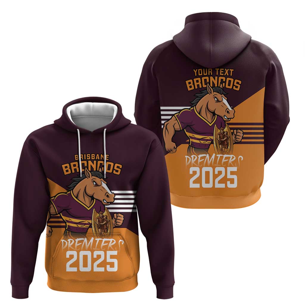 Personalised Broncos Spirit Hoodie Grand Final Champions 2025 - Aussie Hoodie