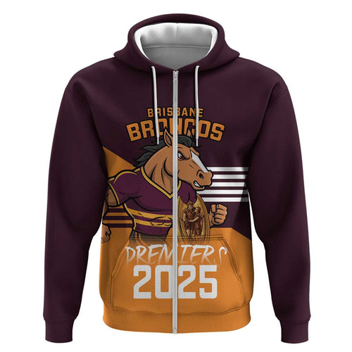 Personalised Broncos Spirit Hoodie Grand Final Champions 2025 - Aussie Hoodie