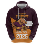 Personalised Broncos Spirit Hoodie Grand Final Champions 2025 - Aussie Hoodie