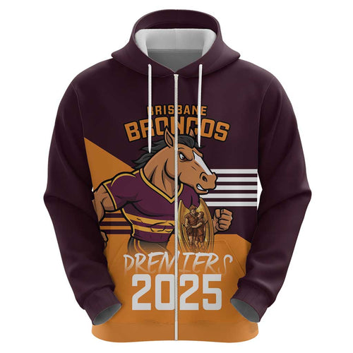 Personalised Broncos Spirit Hoodie Grand Final Champions 2025 - Aussie Hoodie
