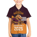 Personalised Broncos Spirit Kid Hawaiian Shirt Grand Final Champions 2025 - Aussie Hoodie