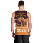 Personalised Broncos Spirit Men Tank Top Grand Final Champions 2025 - Aussie Hoodie
